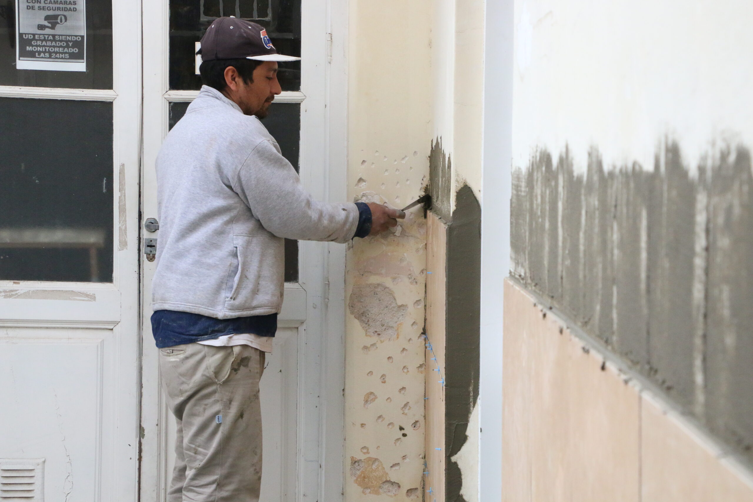 Avanzan las obras en la sede de calle Zeballos Comunidad Padre Misericordioso